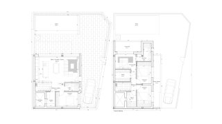Villa floor plan, 4 bedrooms in Altos de San Pedro III No. 4